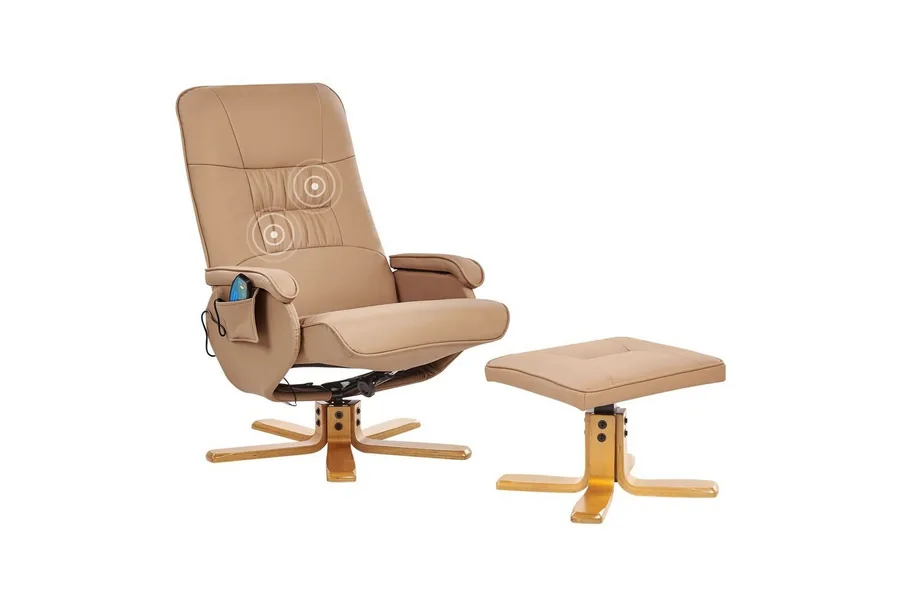 Massagestol Relaxpro i brunt